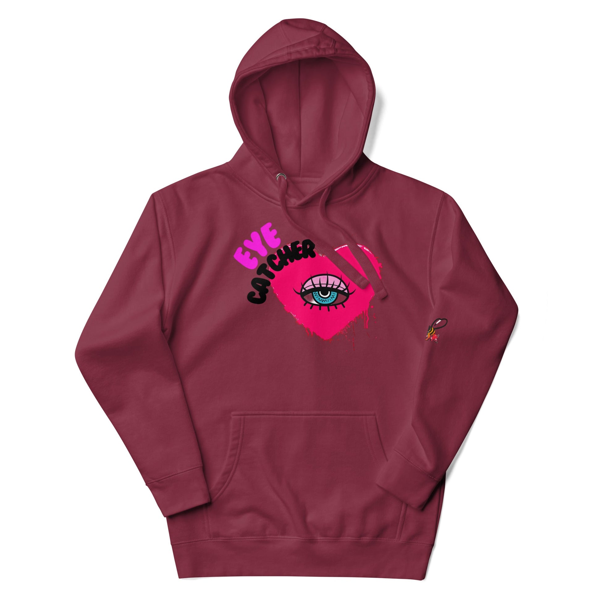 Beesmoove eye catcher pink Unisex Hoodie - Beesmoove