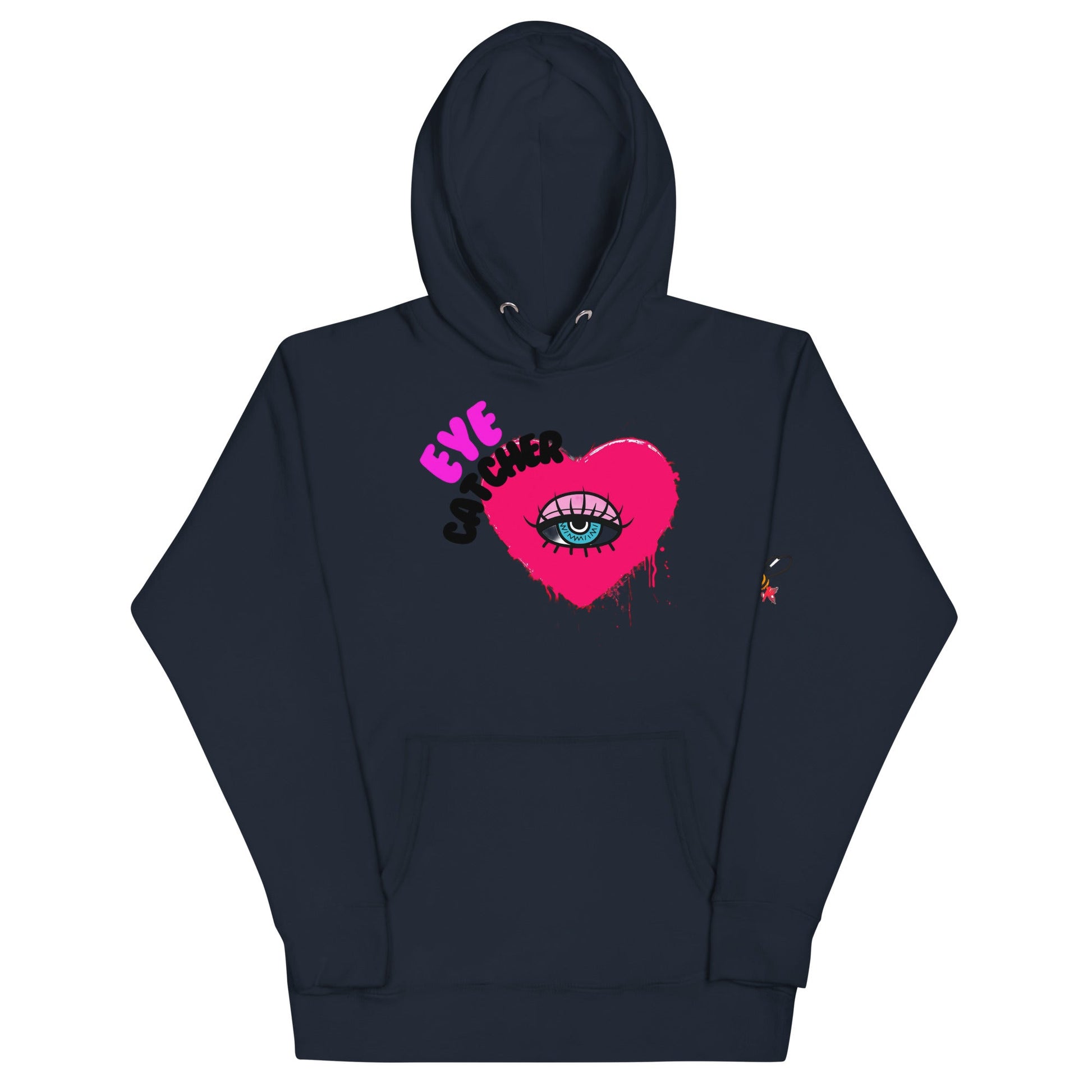 Beesmoove eye catcher pink Unisex Hoodie - Beesmoove