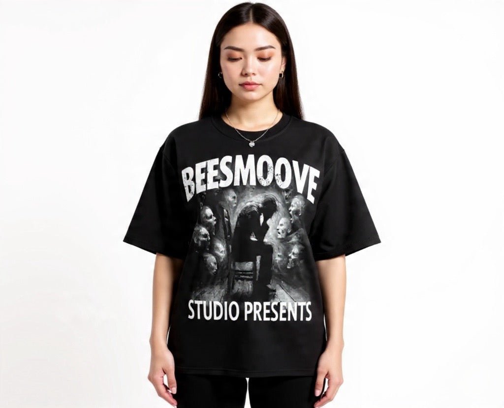 BEESMOOVE Face your Fears Raw Edge T-Shirt - Beesmoove