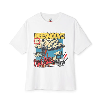 Beesmoove fake skies Unisex Oversized Boxy Tee - Beesmoove