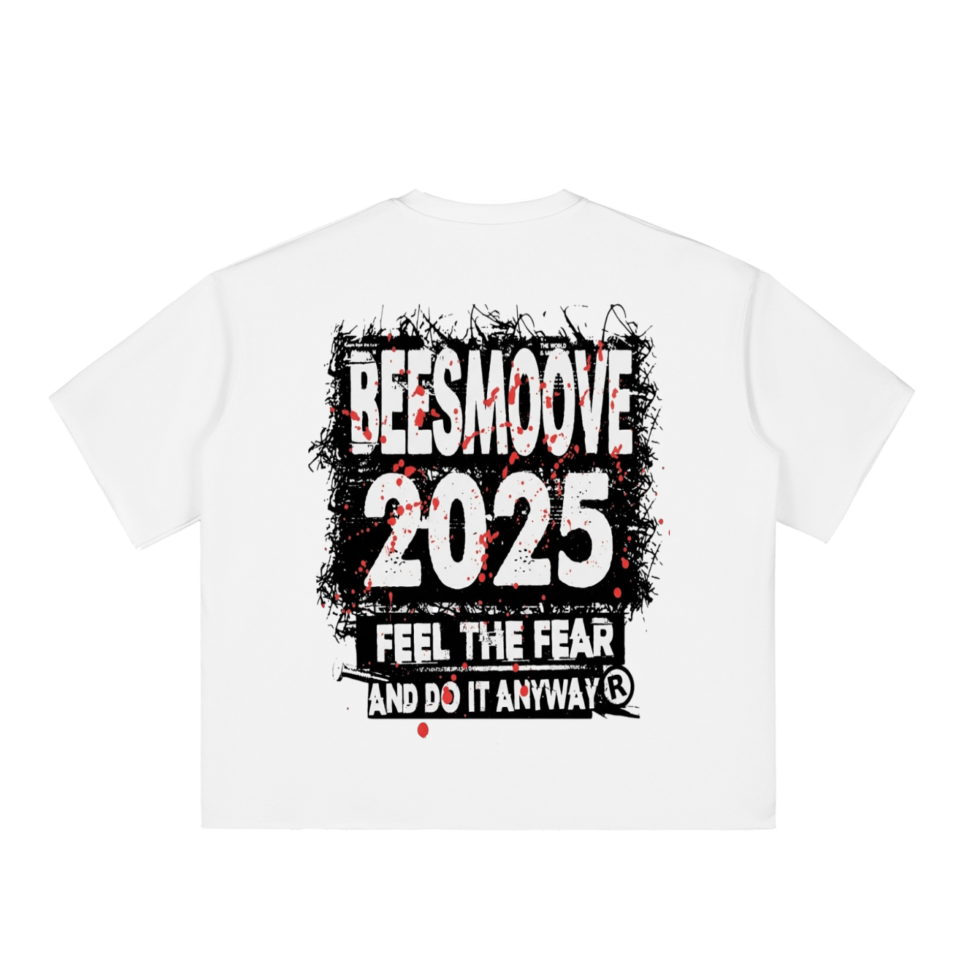 BEESMOOVE FEARLESS 2025 Boxy Half - Sleeve T-Shirt - Beesmoove