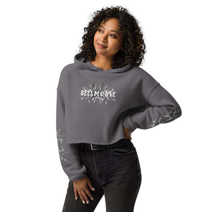 Beesmoove flame Crop Hoodie - Beesmoove