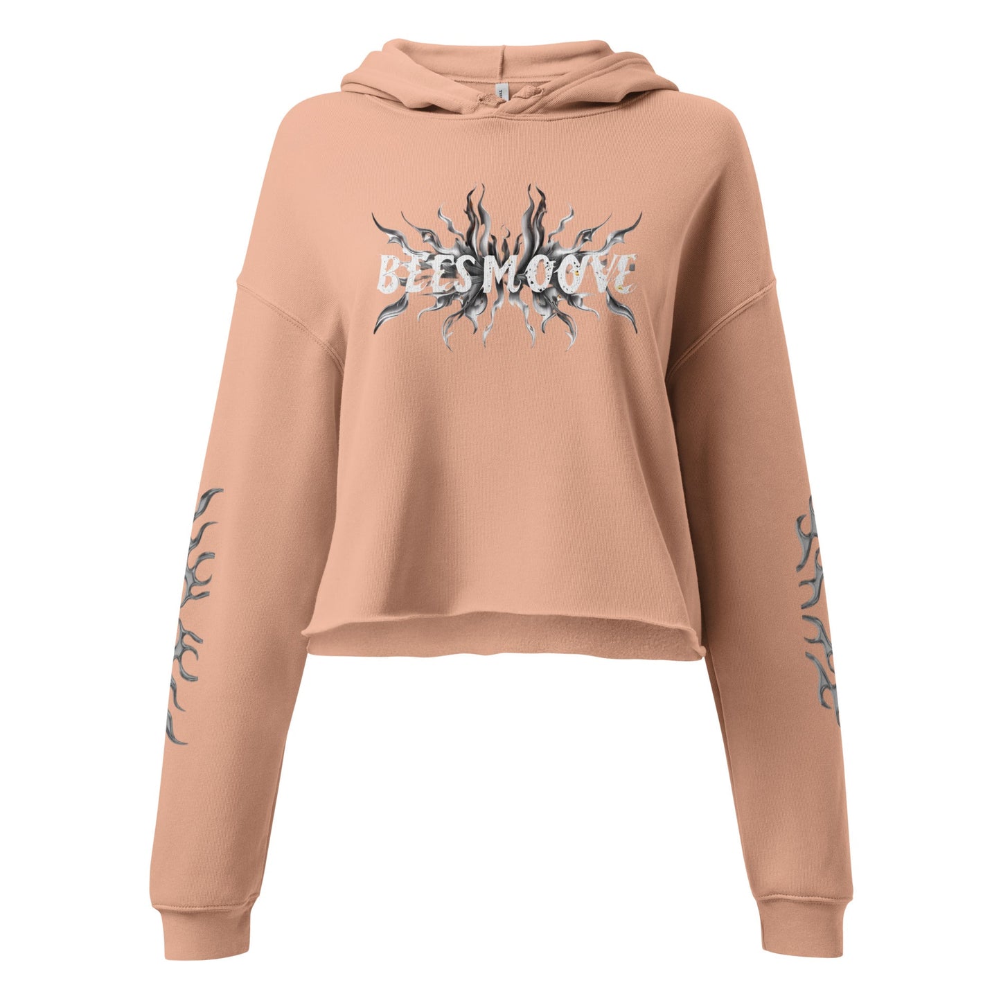 Beesmoove flame Crop Hoodie - Beesmoove