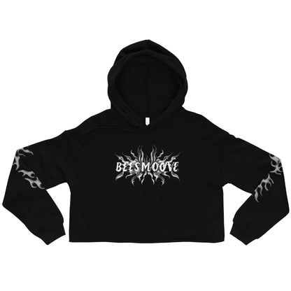 Beesmoove flame Crop Hoodie - Beesmoove