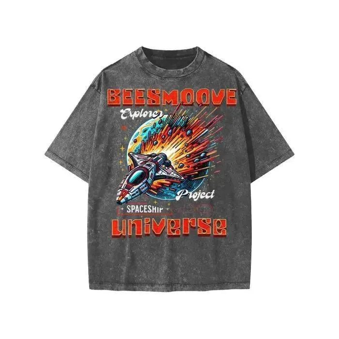 Beesmoove Galactic Voyage Kids American Vintage T-Shirt - Beesmoove