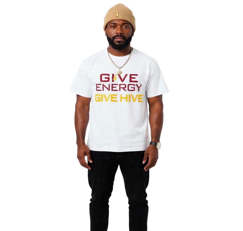 BEESMOOVE GIVE ENERGY. GIVE HIVE. T-Shirt - Beesmoove