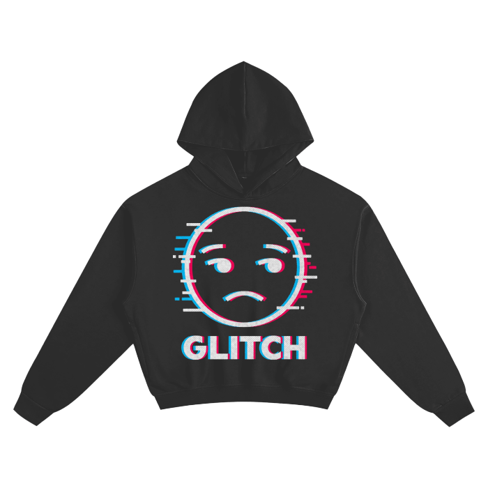 Beesmoove glitch Boxy Hoodie - Beesmoove