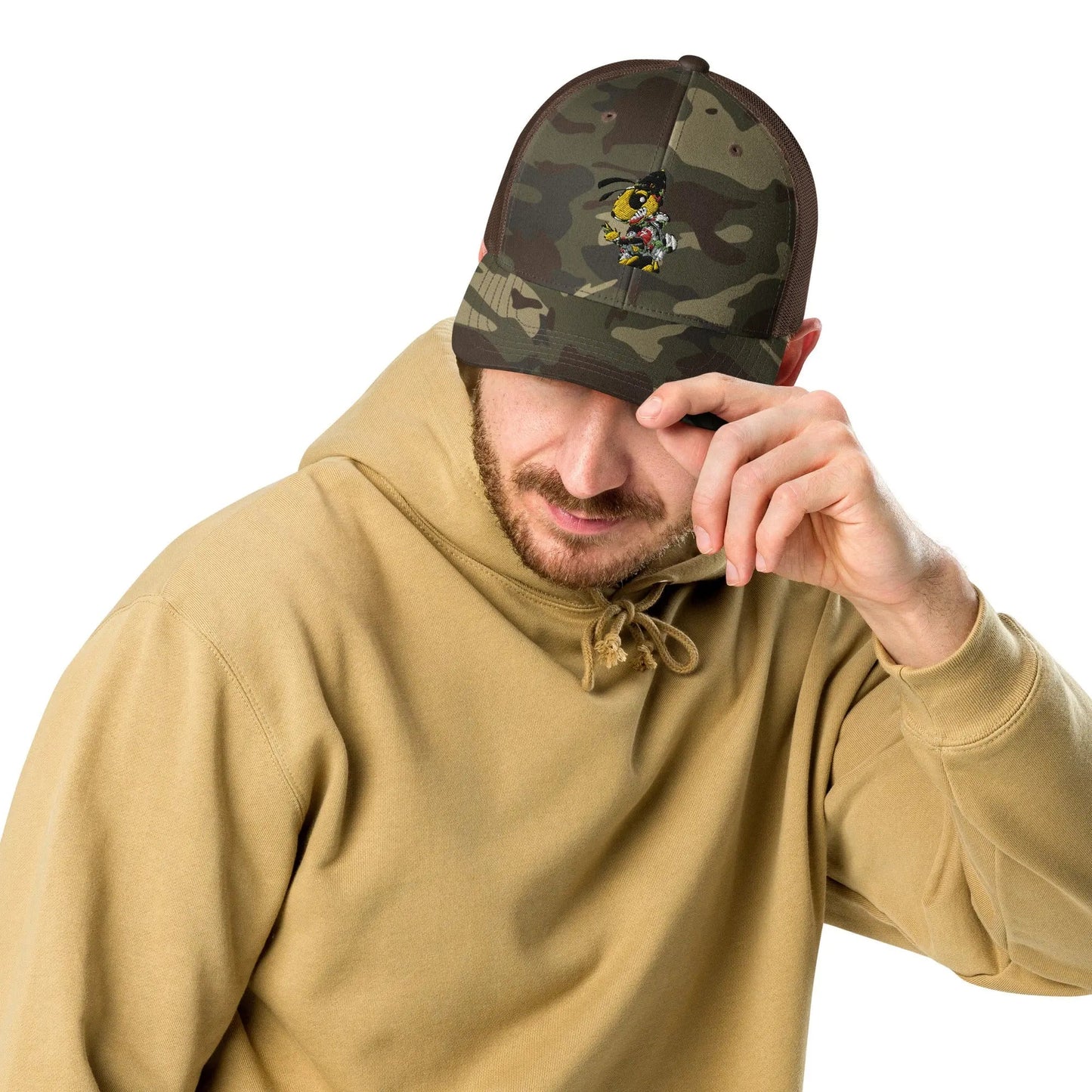 Beesmoove go to war Camouflage trucker hat - Beesmoove