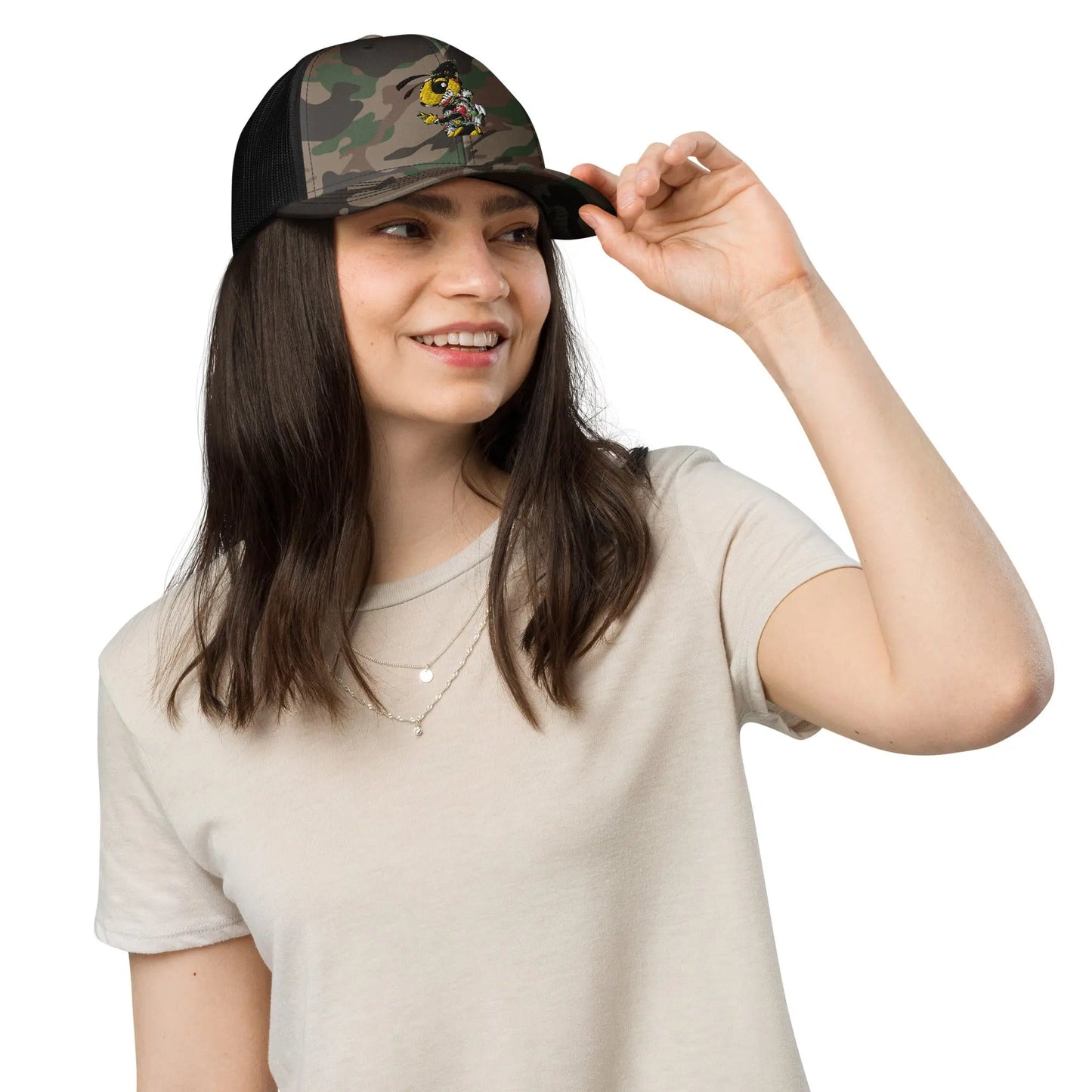 Beesmoove go to war Camouflage trucker hat - Beesmoove