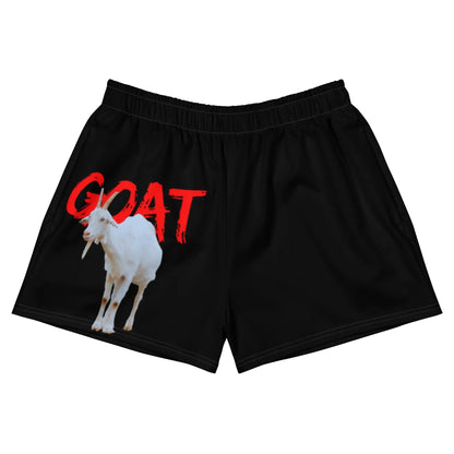 Beesmoove goat Women’s Recycled Athletic Shorts - Beesmoove