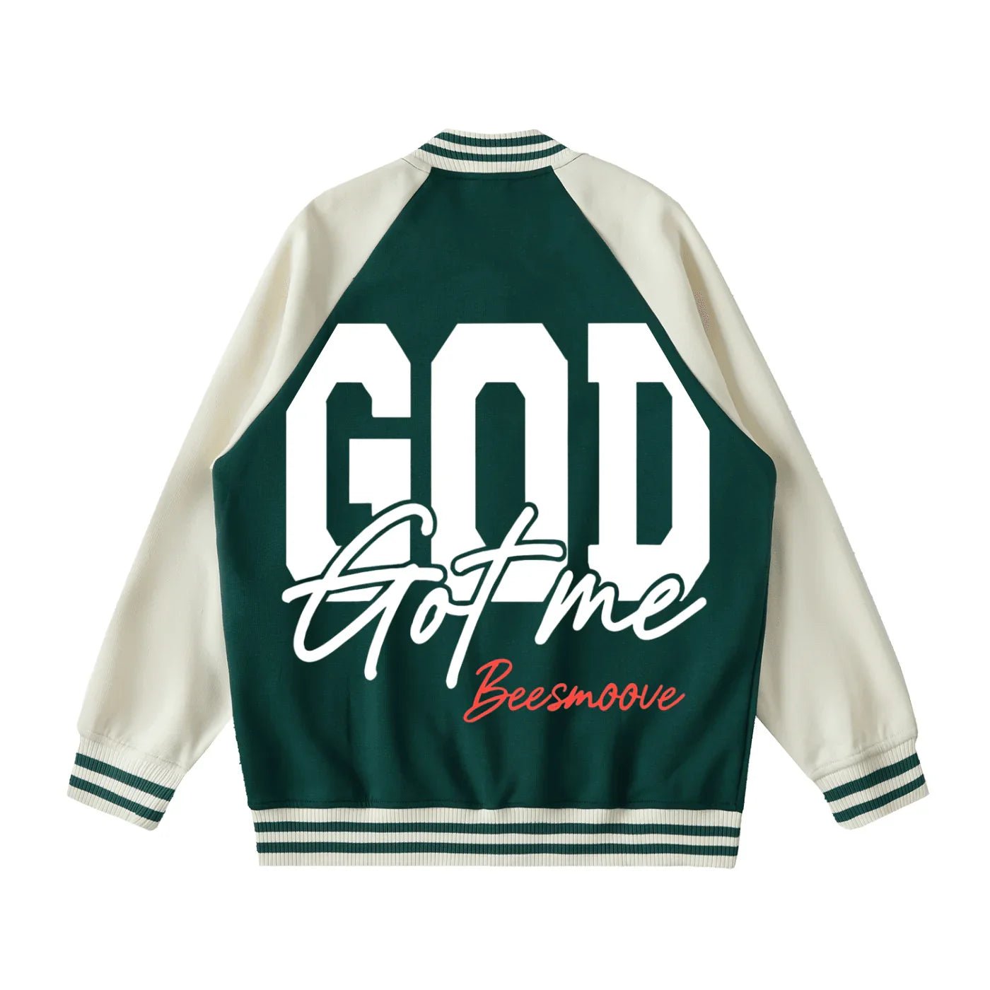 BEESMOOVE God Got Me Varsit Jacket - Beesmoove