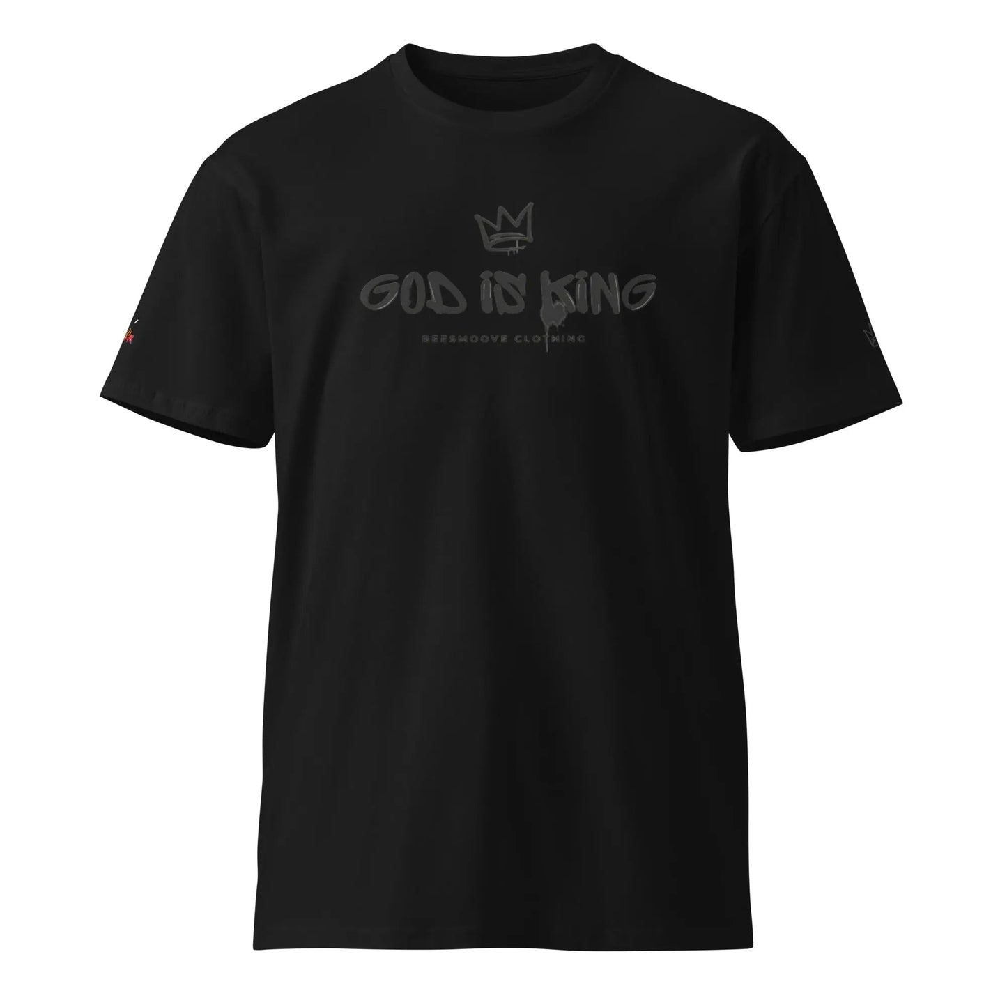 Beesmoove god is king Unisex premium t-shirt - Beesmoove