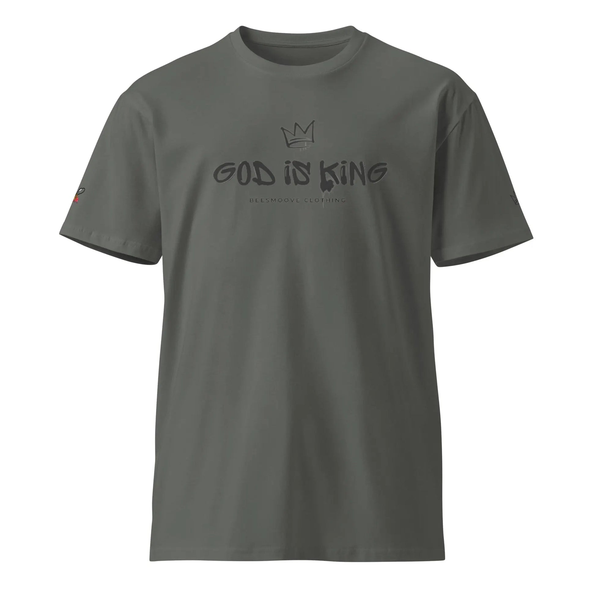 Beesmoove god is king Unisex premium t-shirt - Beesmoove