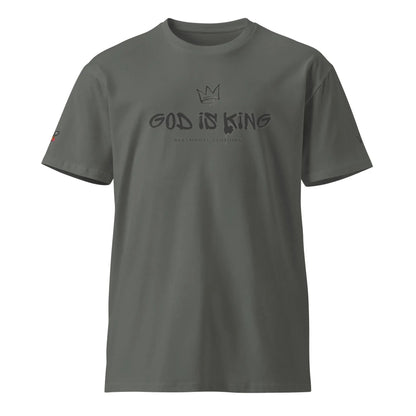 Beesmoove god is king Unisex premium t-shirt - Beesmoove