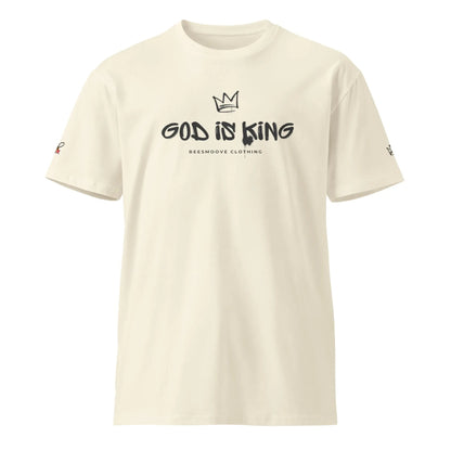 Beesmoove god is king Unisex premium t-shirt - Beesmoove