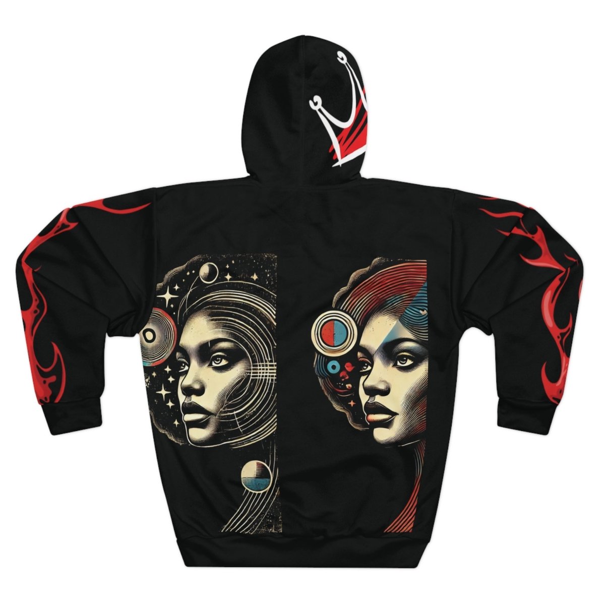 Beesmoove goddess Pullover Hoodie (AOP) - Beesmoove