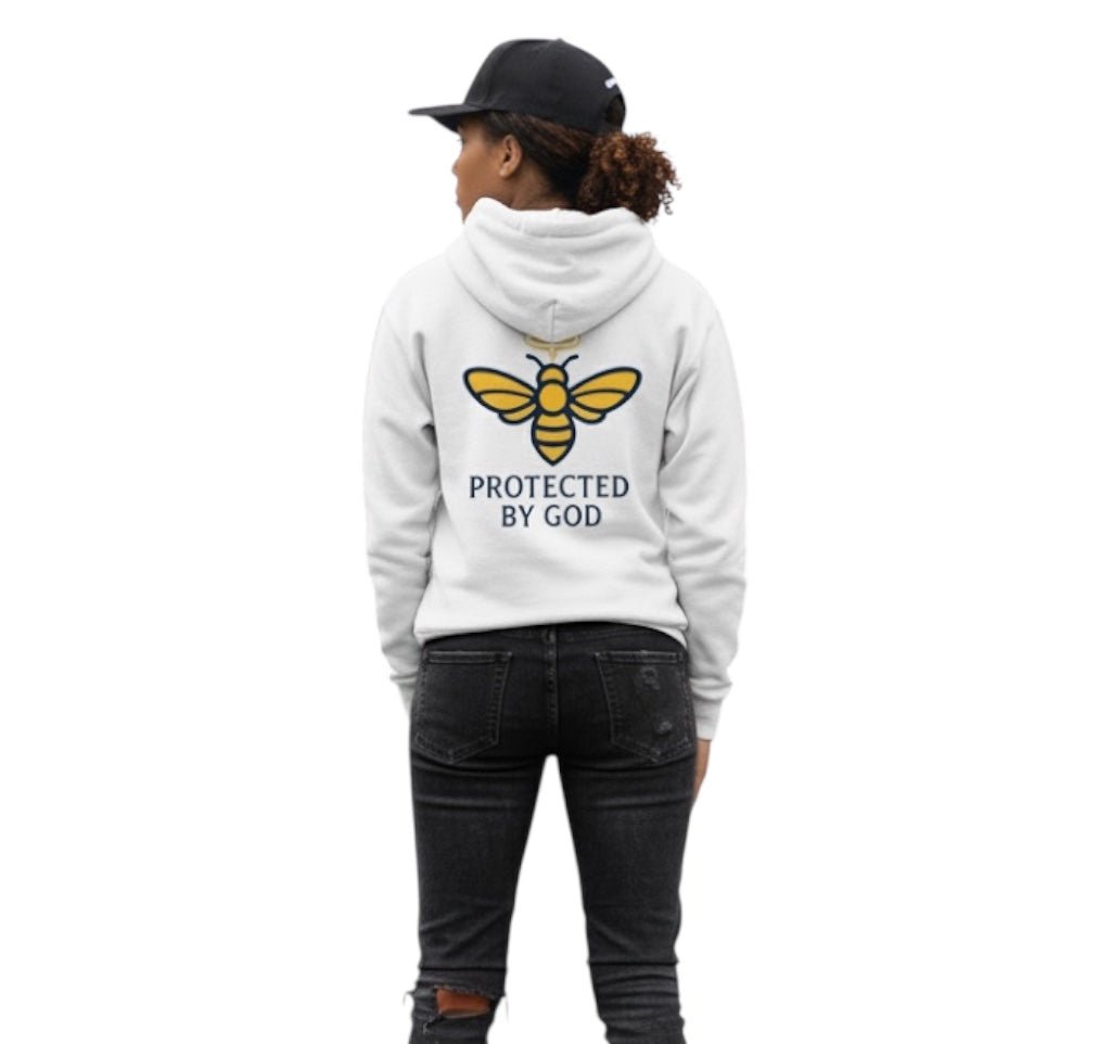 BEESMOOVE God’s Seal Protected By God Oversized Hoodie - Beesmoove