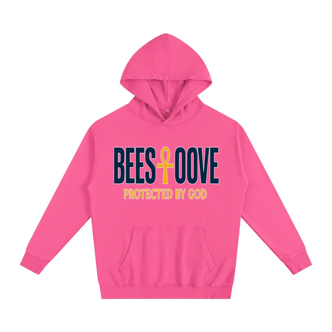 BEESMOOVE God’s Seal Protected By God Oversized Hoodie - Beesmoove