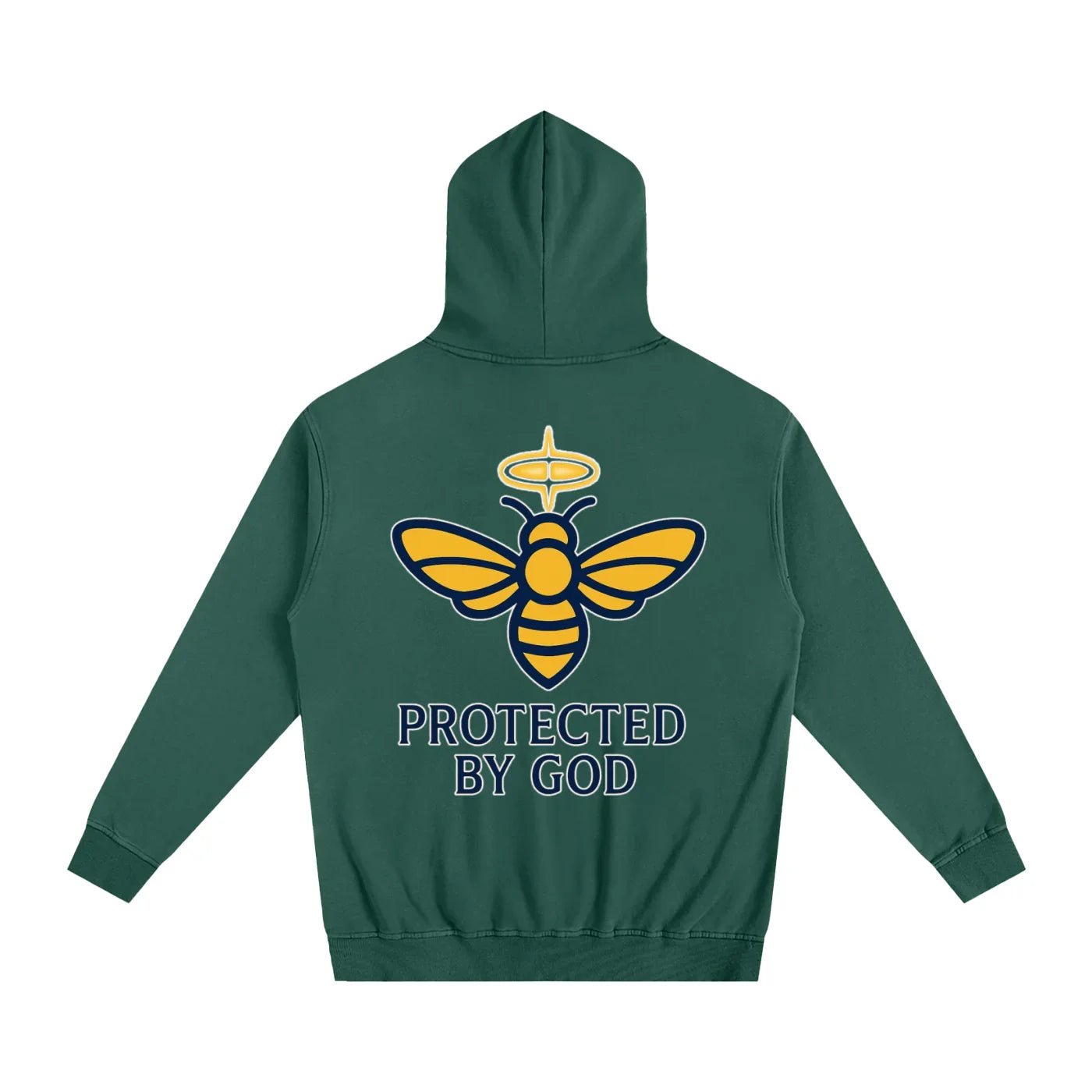 BEESMOOVE God’s Seal Protected By God Oversized Hoodie - Beesmoove