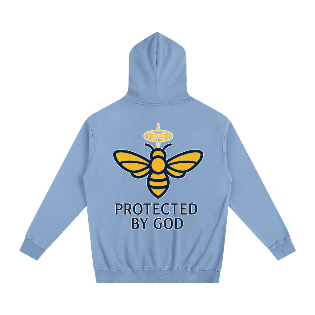 BEESMOOVE God’s Seal Protected By God Oversized Hoodie - Beesmoove