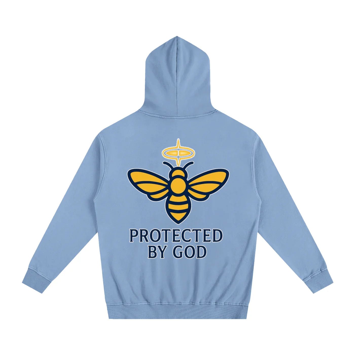BEESMOOVE God’s Seal Protected By God Oversized Hoodie - Beesmoove