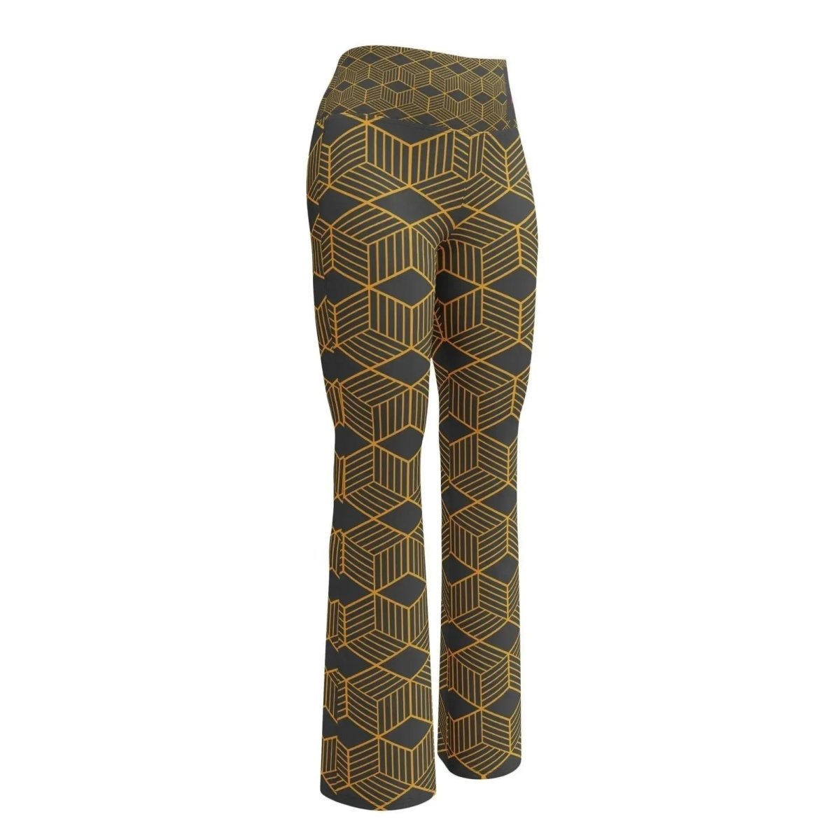 Beesmoove gold Diamond Flare leggings - Beesmoove