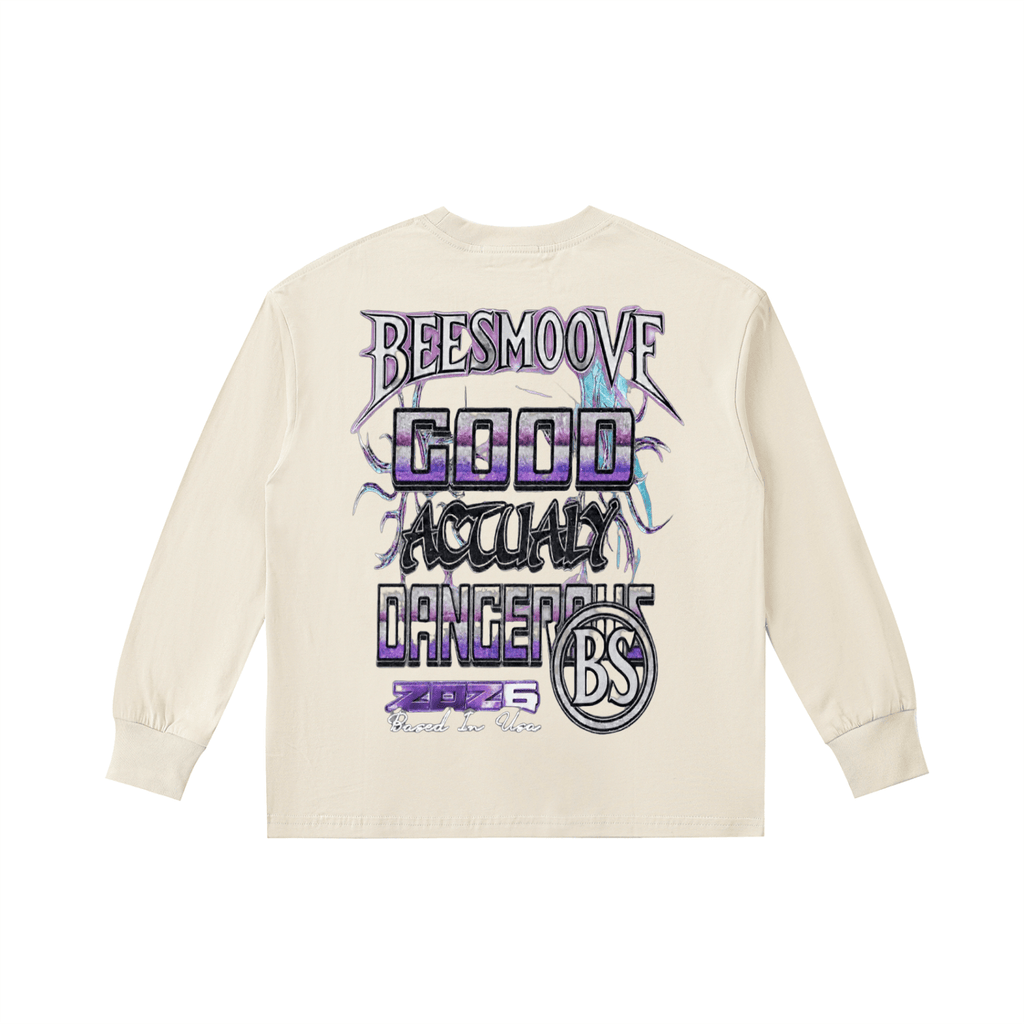 BEESMOOVE Good, Actually Dangerous Kids Long - Sleeve Tee - Beesmoove