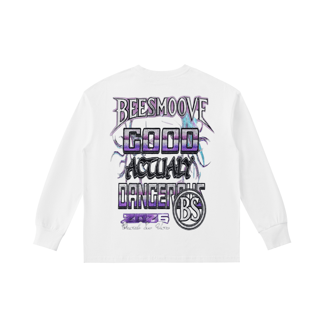 BEESMOOVE Good, Actually Dangerous Kids Long - Sleeve Tee - Beesmoove