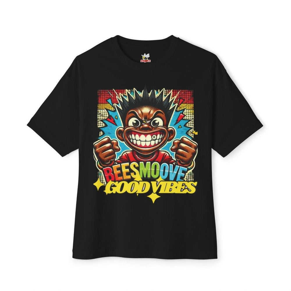 Beesmoove good vibes Oversized Boxy Tee - Beesmoove 