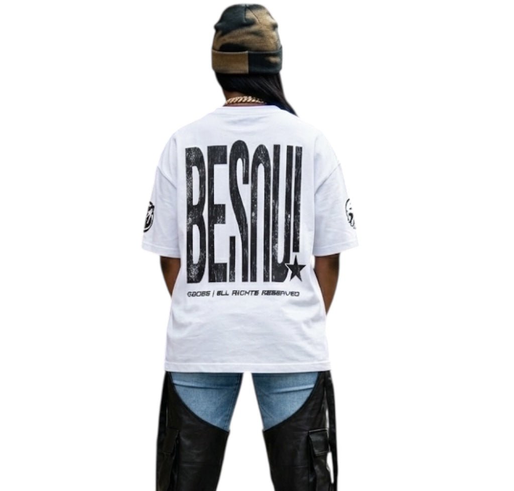 BEESMOOVE Grill Talk B.E.S.M.V Loose Boxy Tee - Beesmoove