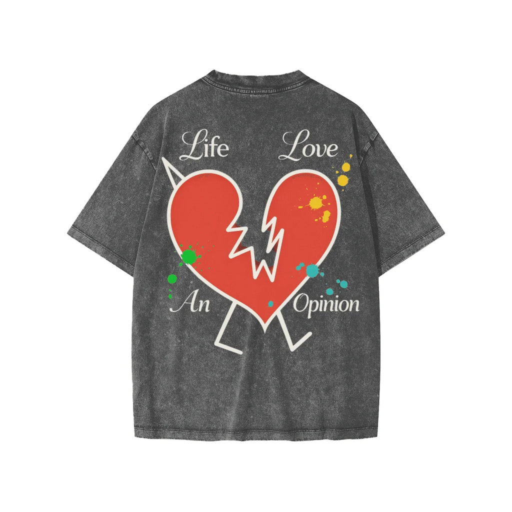 BEESMOOVE Heartbreak Hijack Washed Kids' T-shirt - Beesmoove