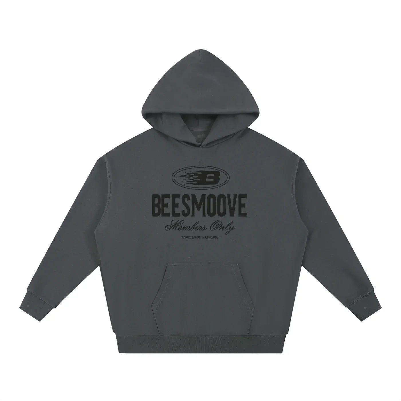 BEESMOOVE Heritage Mark Black Hoodie - Beesmoove