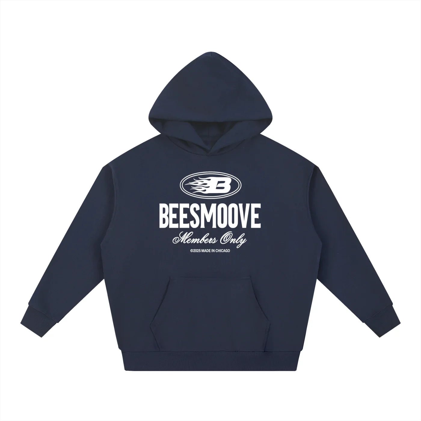 BEESMOOVE Heritage white Mark Hoodie - Beesmoove