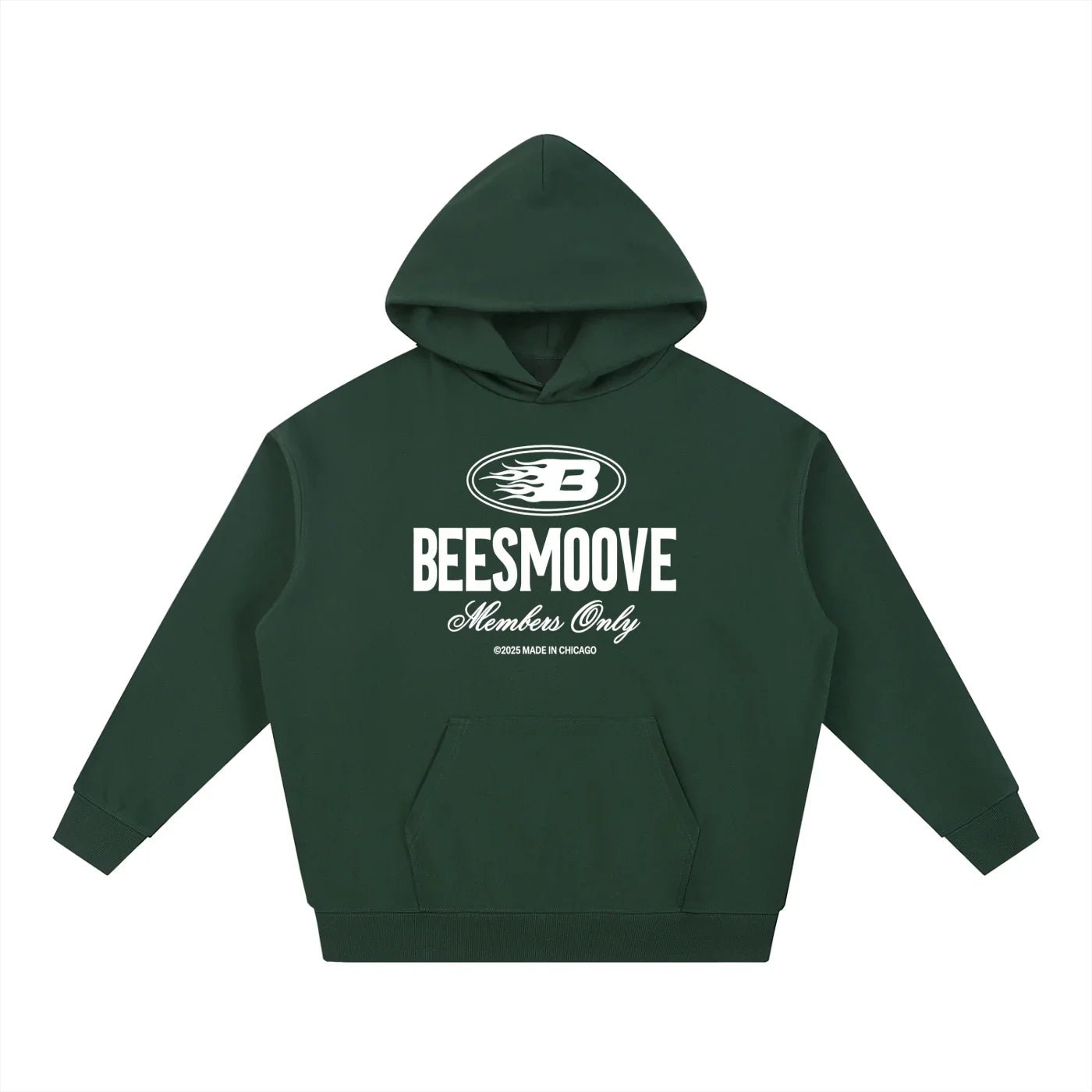 BEESMOOVE Heritage white Mark Hoodie - Beesmoove