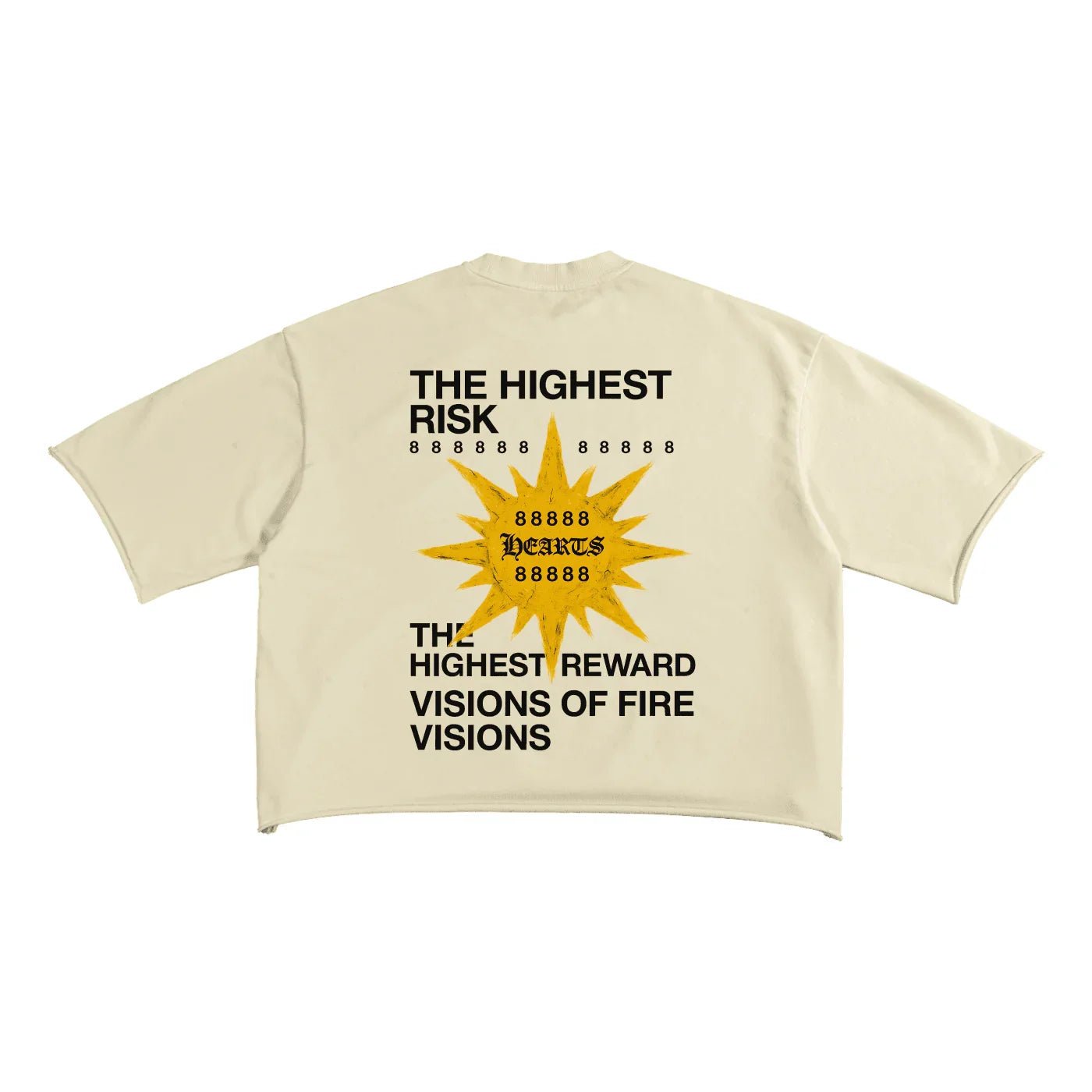 BEESMOOVE High Risk Heat Raw Edge T-shirt - Beesmoove