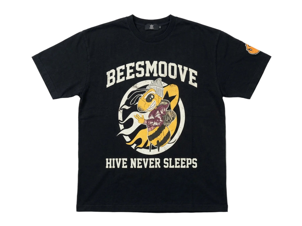 BEESMOOVE HIVE NEVER SLEEPS TEE - Beesmoove