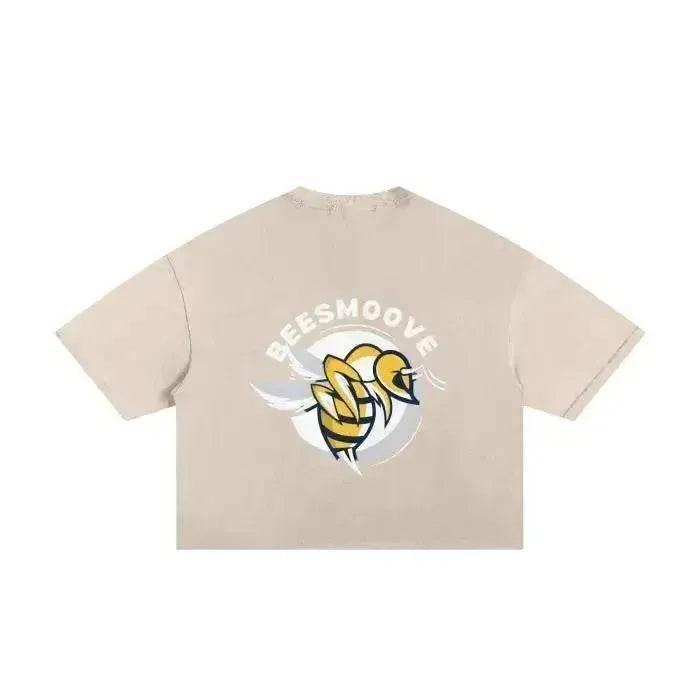 Beesmoove Hivebreaker Classic Edition Frayed Boxy Tee - Beesmoove