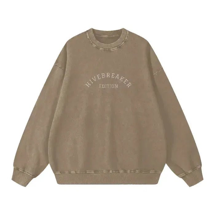 Beesmoove Hivebreaker Classic Edition Wash Oversize Sweatshirt - Beesmoove