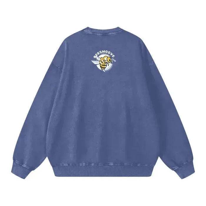 Beesmoove Hivebreaker Classic Edition Wash Oversize Sweatshirt - Beesmoove