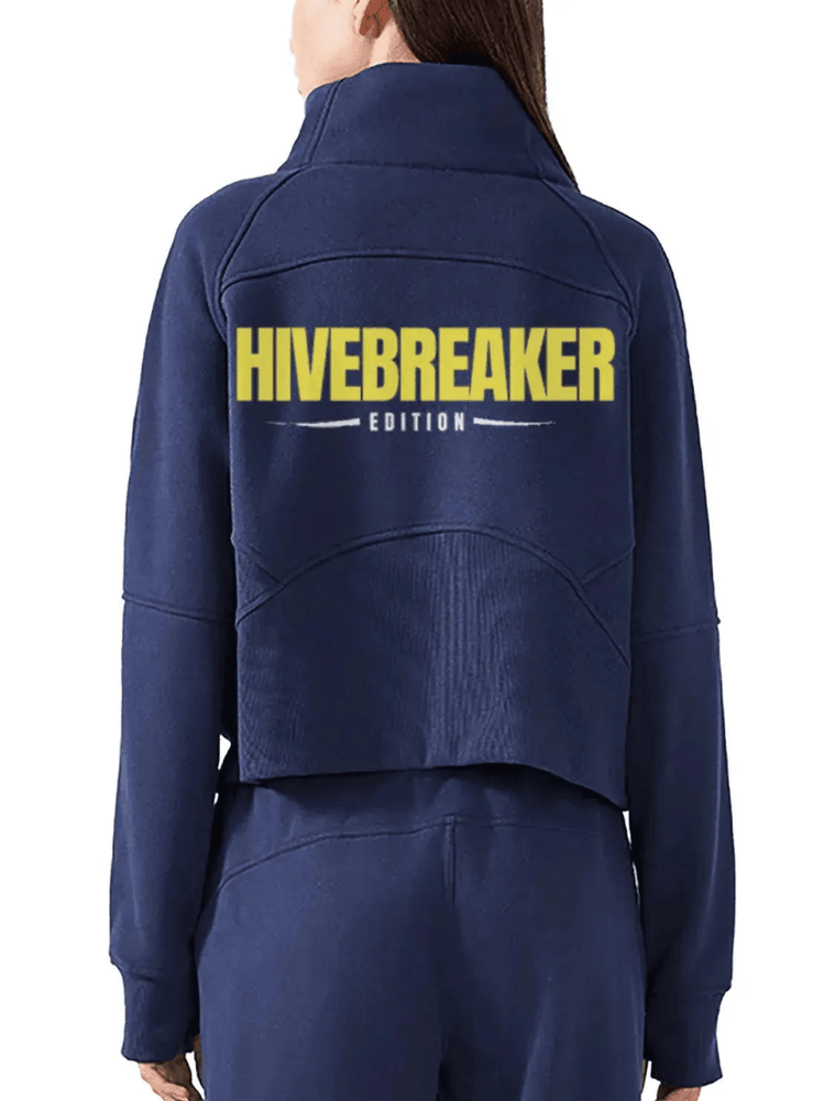 Beesmoove Hivebreaker Edition Cropped Half - Zip Hoodie - Beesmoove