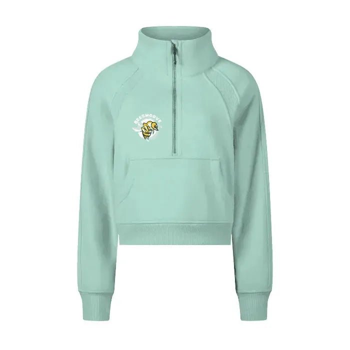 Beesmoove Hivebreaker Edition Cropped Half - Zip Hoodie - Beesmoove