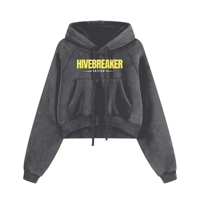 Beesmoove Hivebreaker Edition Cropped Zip - Through Hoodie - Beesmoove