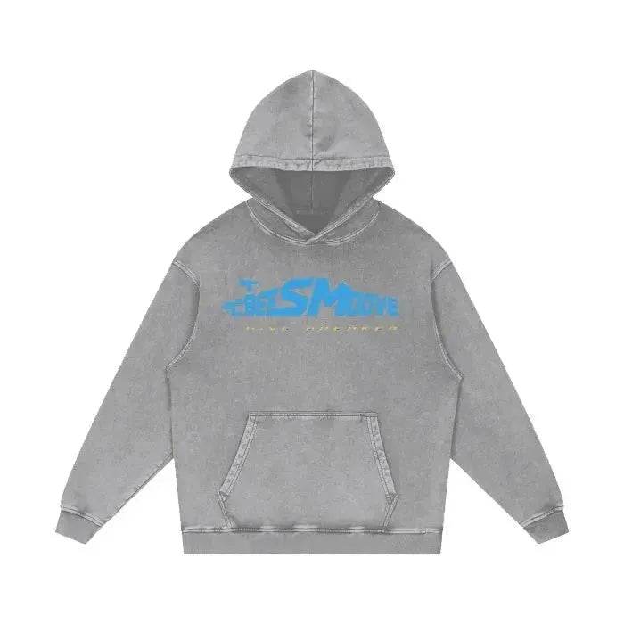 Beesmoove Hivebreaker Speed Blue Oversize Hoodie - Beesmoove