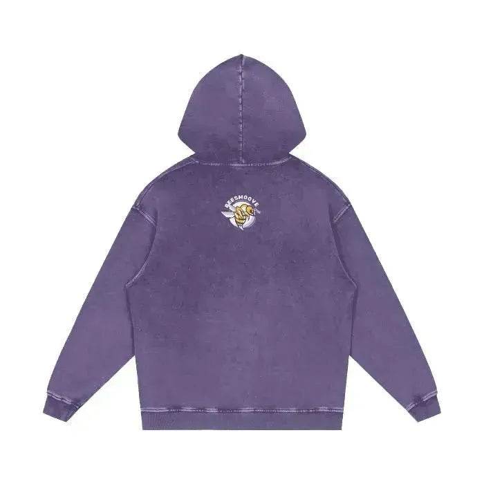 Beesmoove Hivebreaker Speed Purple Oversize Hoodie - Beesmoove
