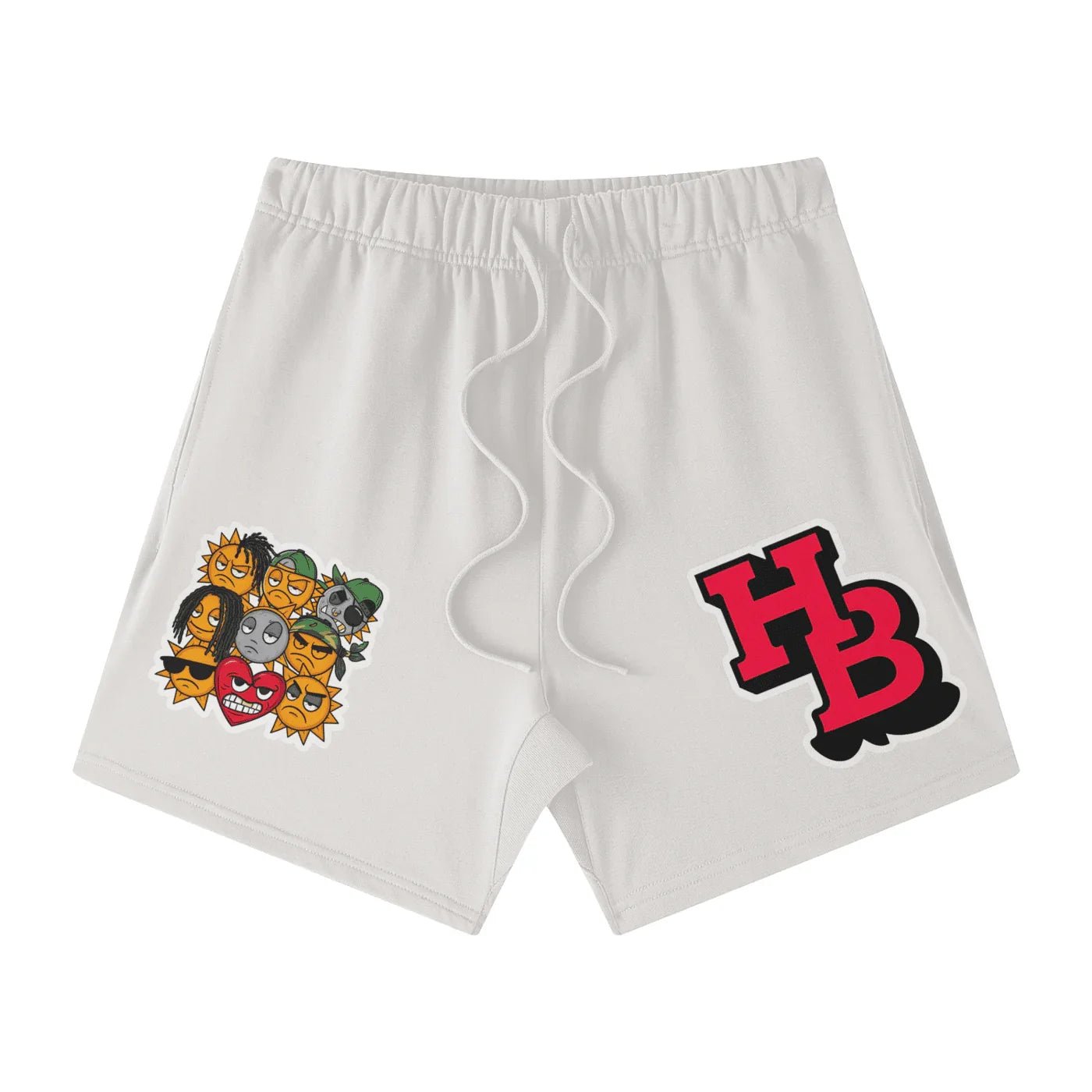 BEESMOOVE HIVEBREAKER Sun Lords Edition Heavyweight Earth Tone Loose Fit FOG 100% Cotton Shorts - Beesmoove