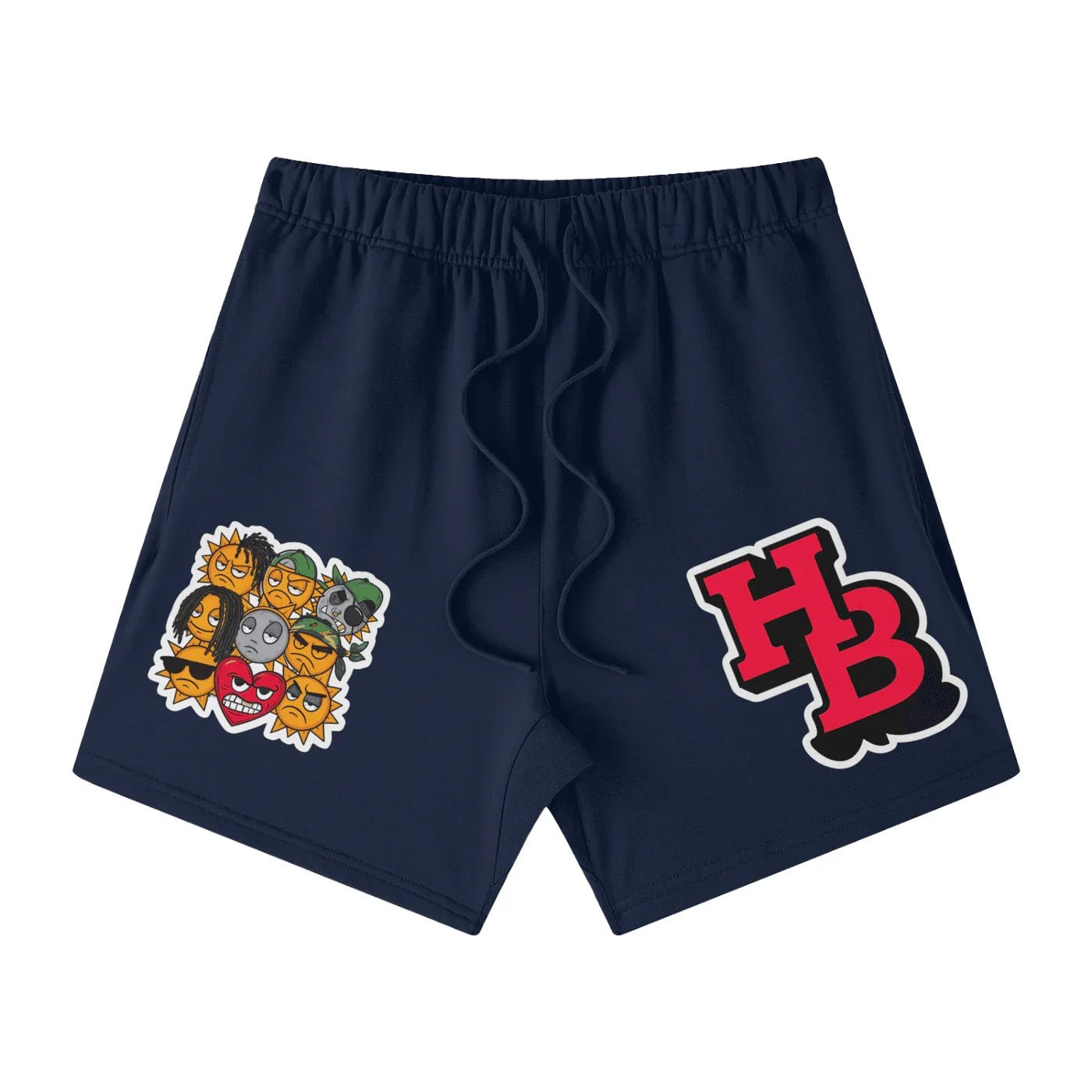 BEESMOOVE HIVEBREAKER Sun Lords Edition Heavyweight Earth Tone Loose Fit FOG 100% Cotton Shorts - Beesmoove