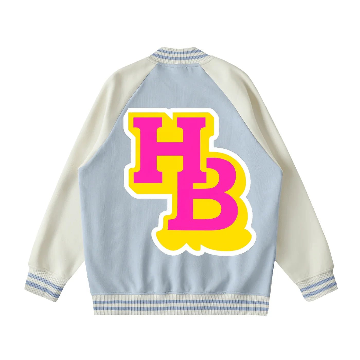 BEESMOOVE HIVEBREAKER Sun Lords Pink Edition Sleeve Varsity Jacket - Beesmoove