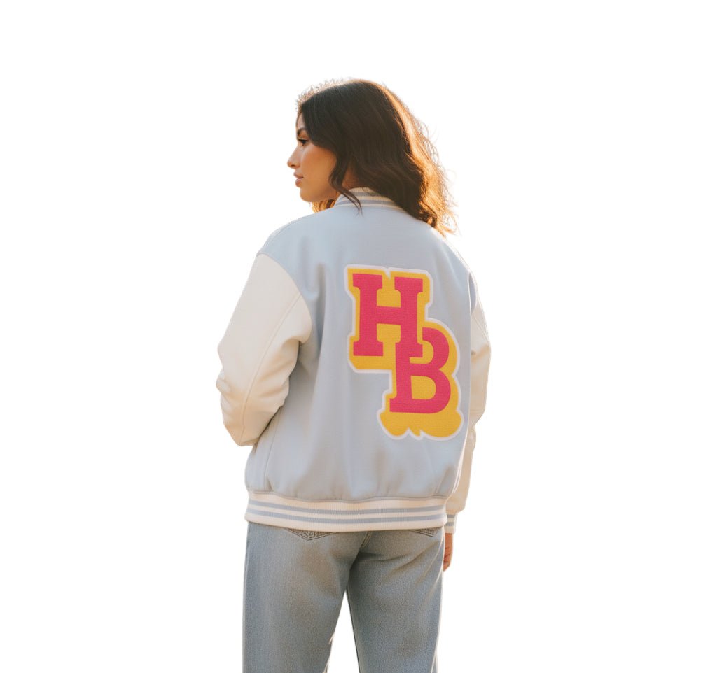 BEESMOOVE HIVEBREAKER Sun Lords Pink Edition Sleeve Varsity Jacket - Beesmoove