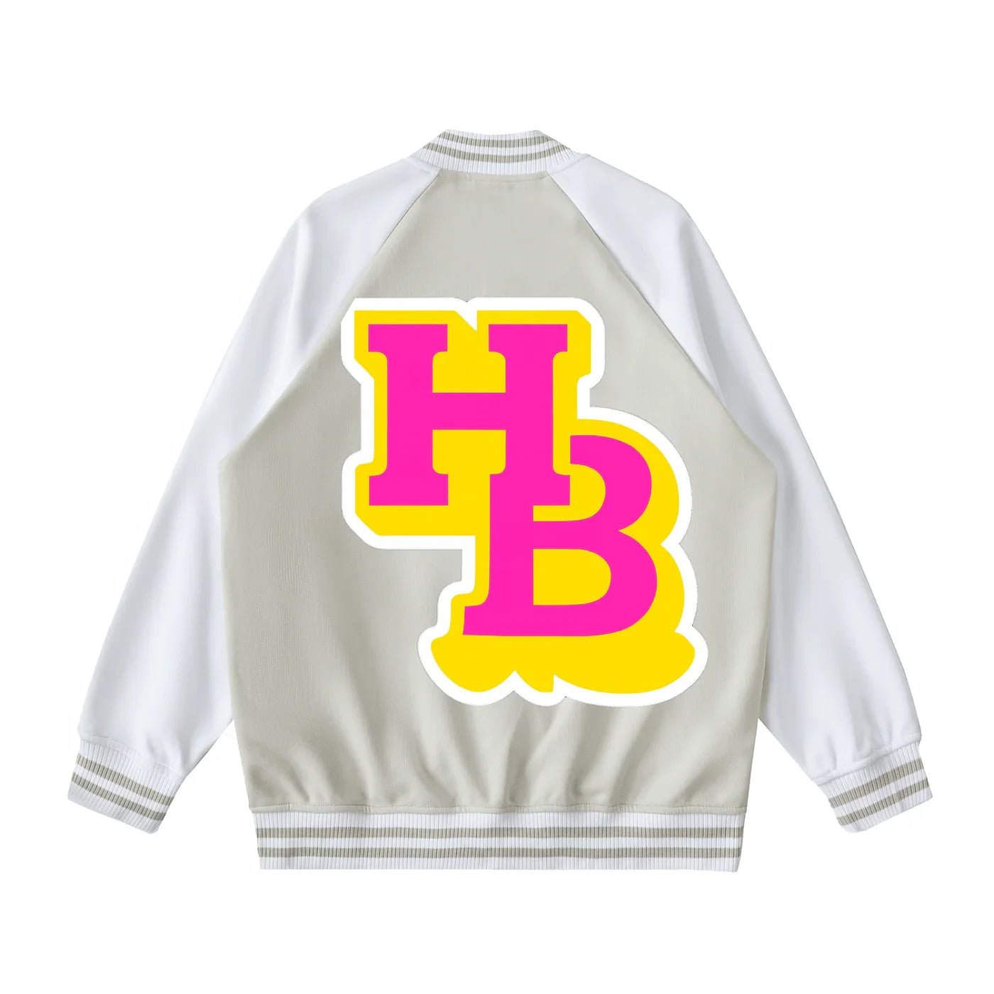 BEESMOOVE HIVEBREAKER Sun Lords Pink Edition Sleeve Varsity Jacket - Beesmoove