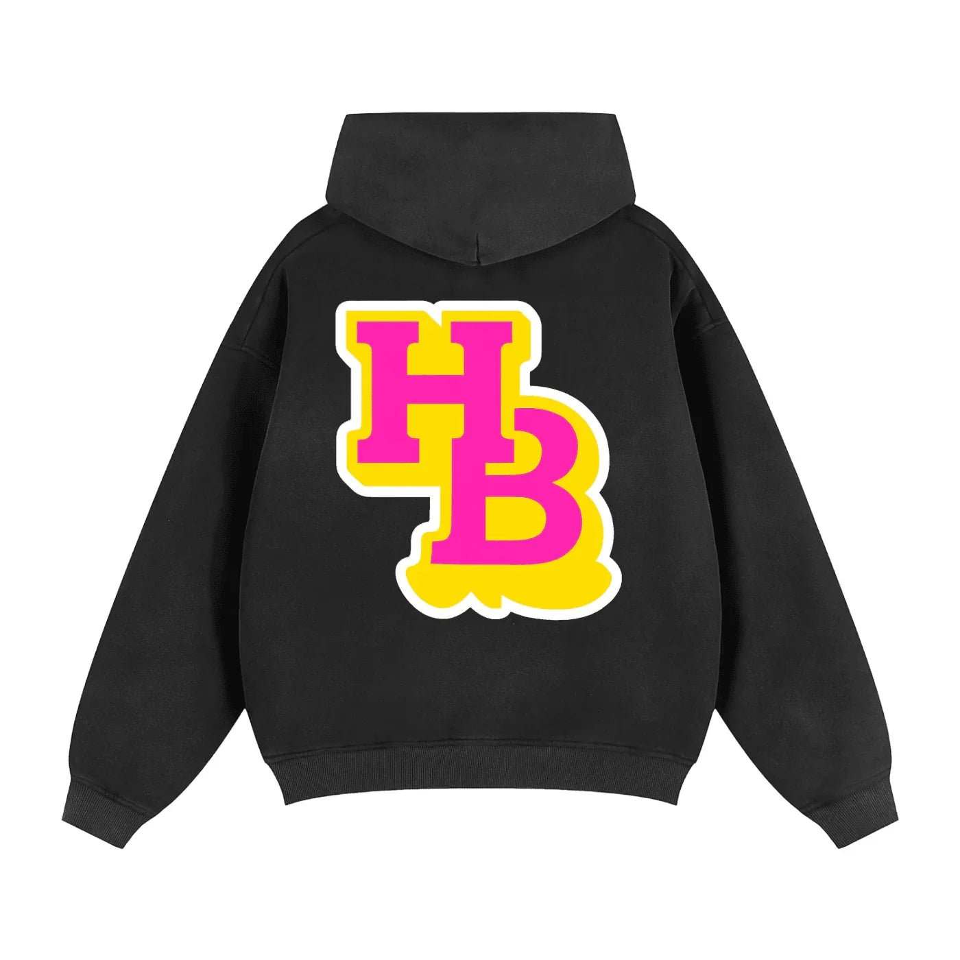 BEESMOOVE HIVEBREAKER Sun Lords pink Edition Zipper Boxy Fleece Hoodie - Beesmoove
